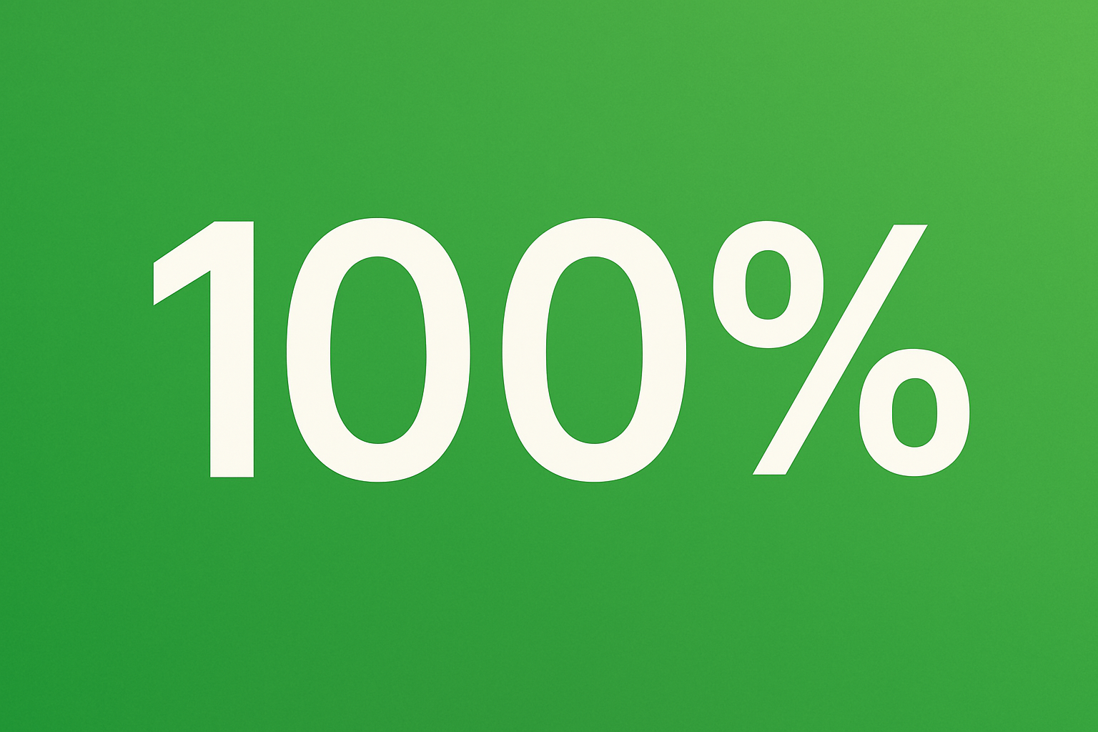 100%