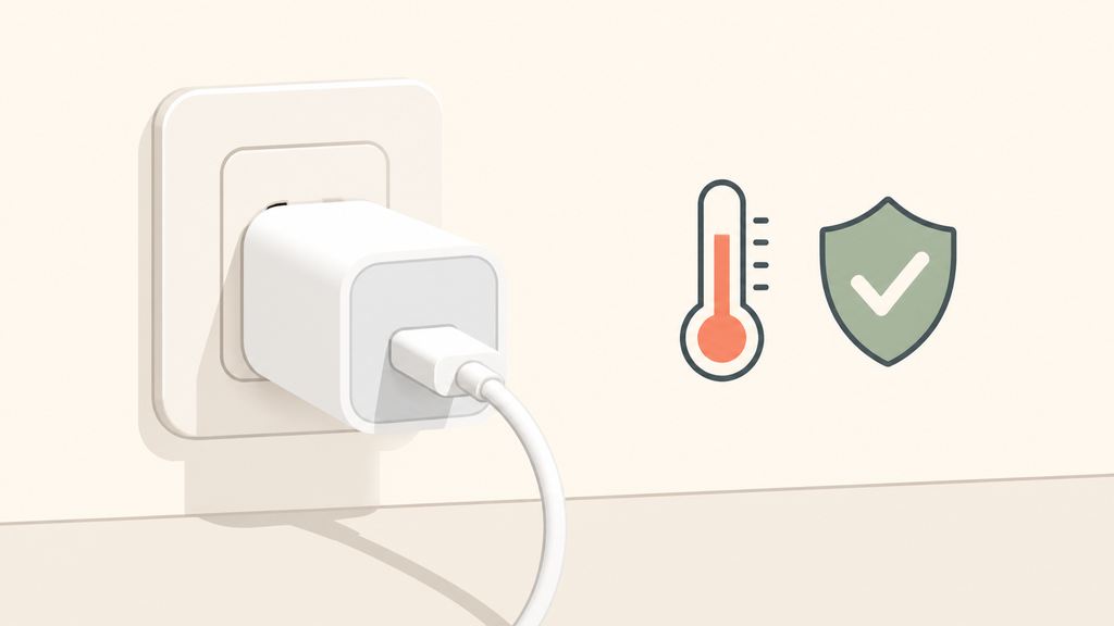 Warm phone charger safety overview