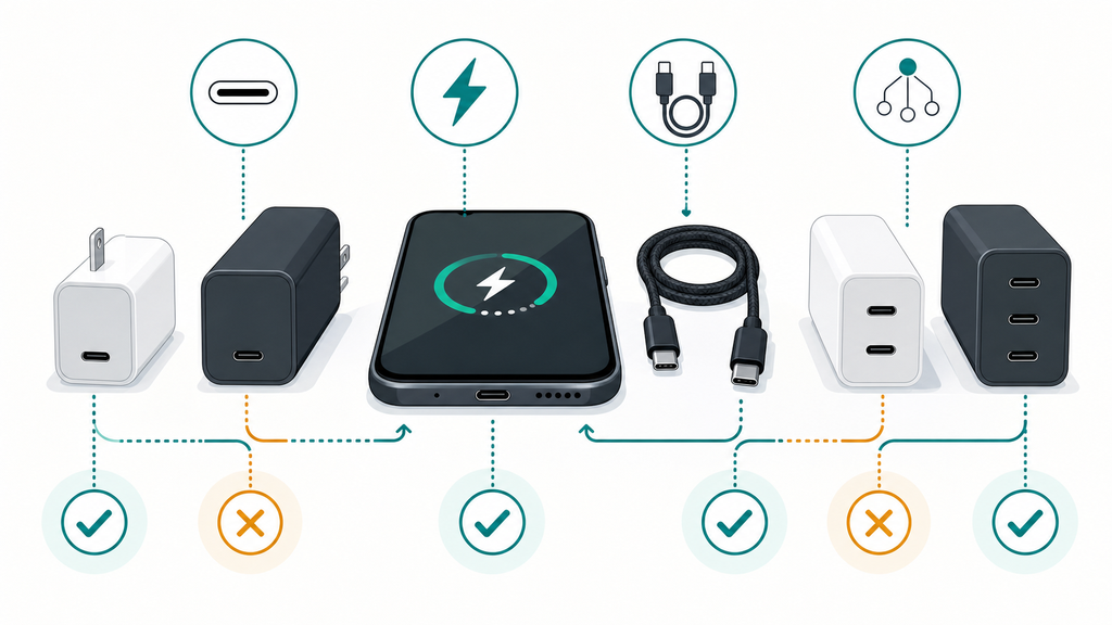 USB-C phone charger compatibility overview