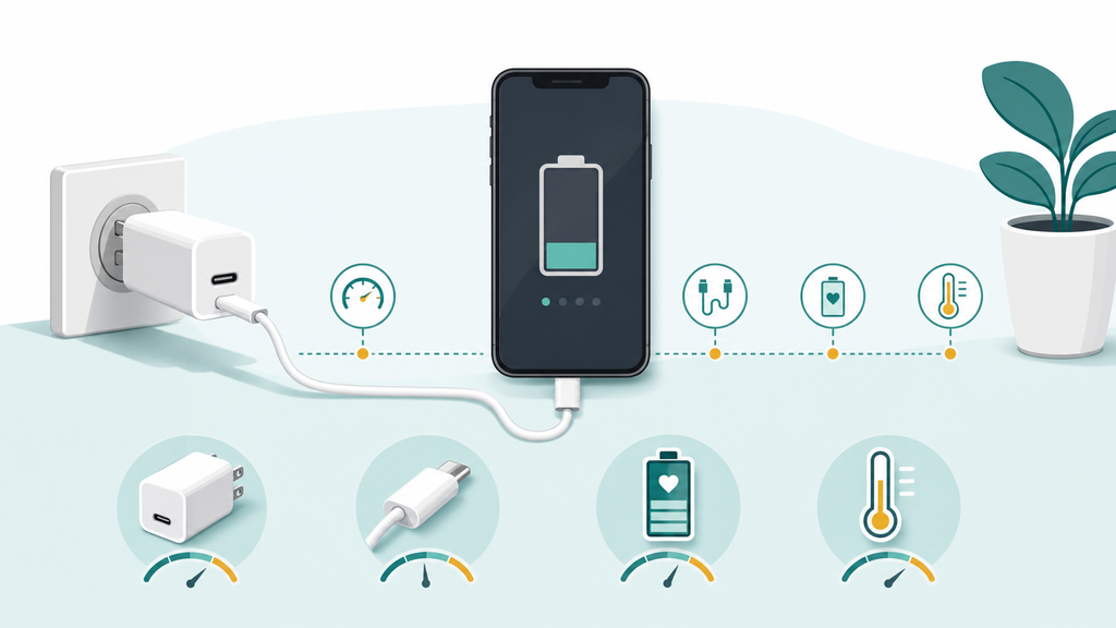 Slow phone charging overview