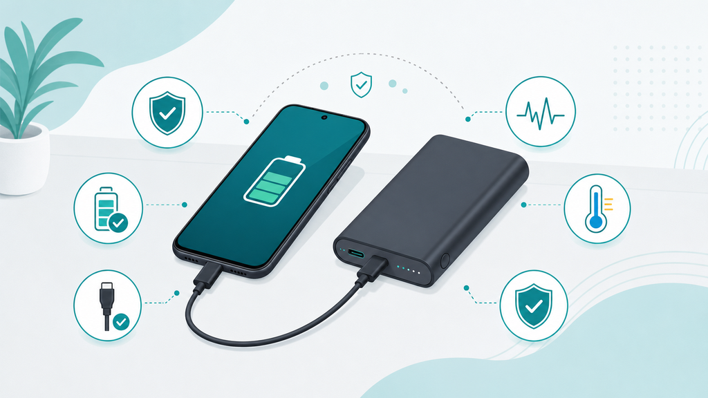 Power bank and phone safety overview
