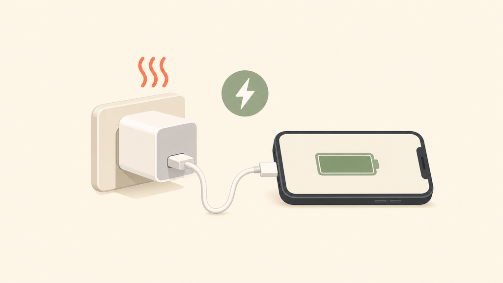 Simple charger heat explanation