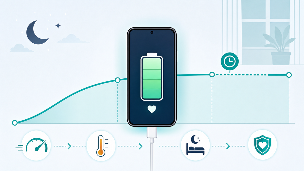Battery management during overnight charging