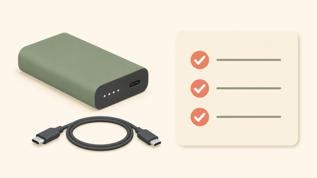 Simple power bank charger compatibility checklist