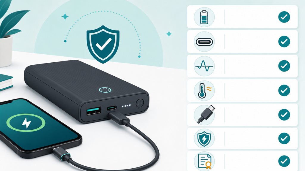 Phone-safe power bank selection checklist