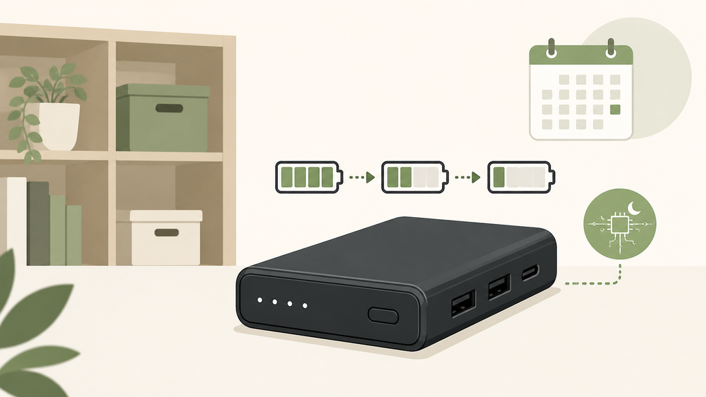 Power bank losing charge while stored