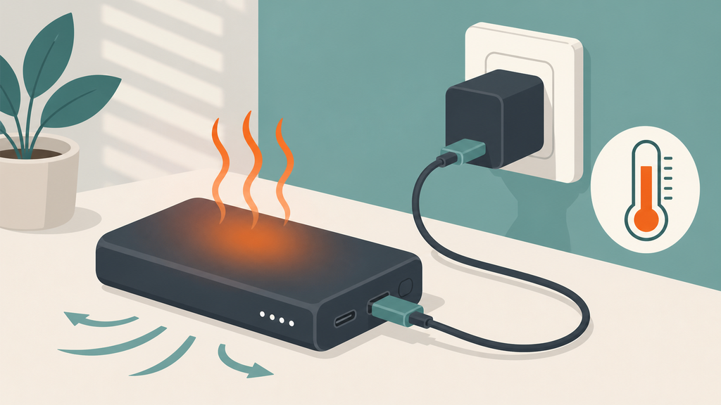 Power bank getting hot while charging