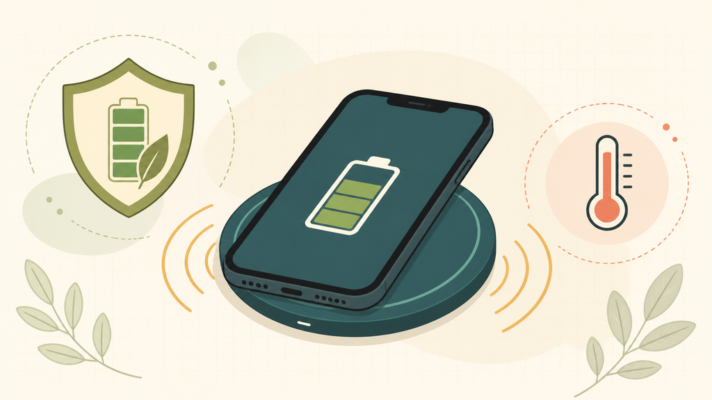 Wireless charging battery health overview