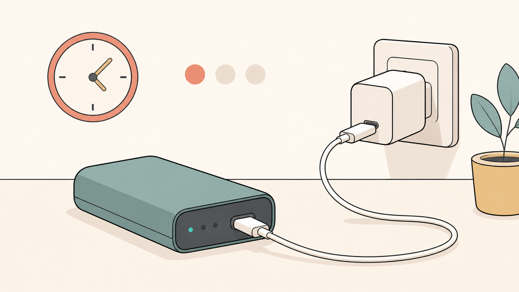 Slow charging power bank overview