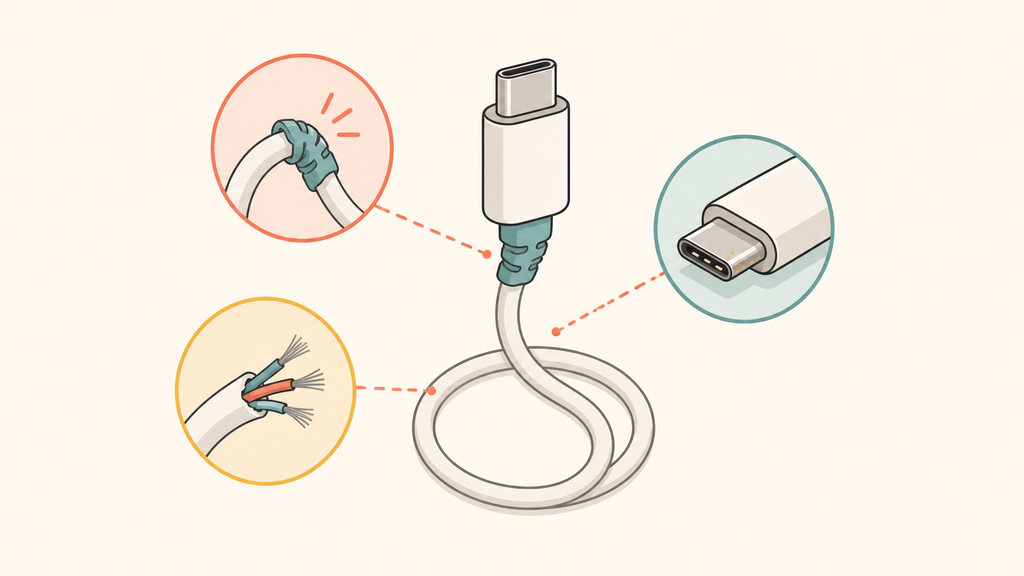 Common charging cable failure points
