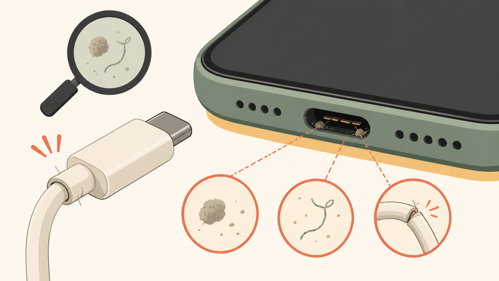 Cable and charging port connection problem