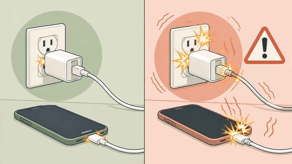 Small spark versus dangerous spark