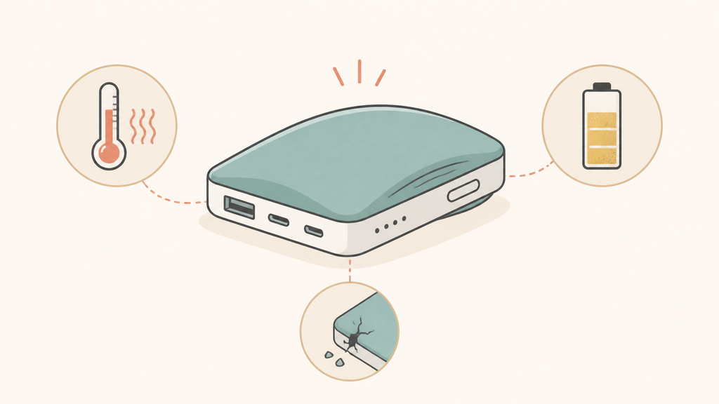 Power bank swelling causes