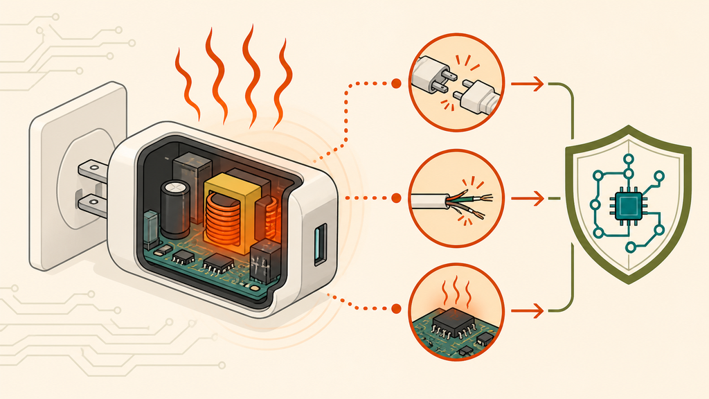 Phone charger overheating causes