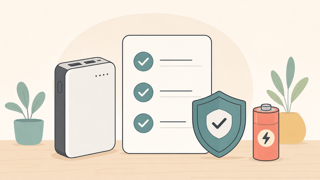 Power bank swelling prevention checklist