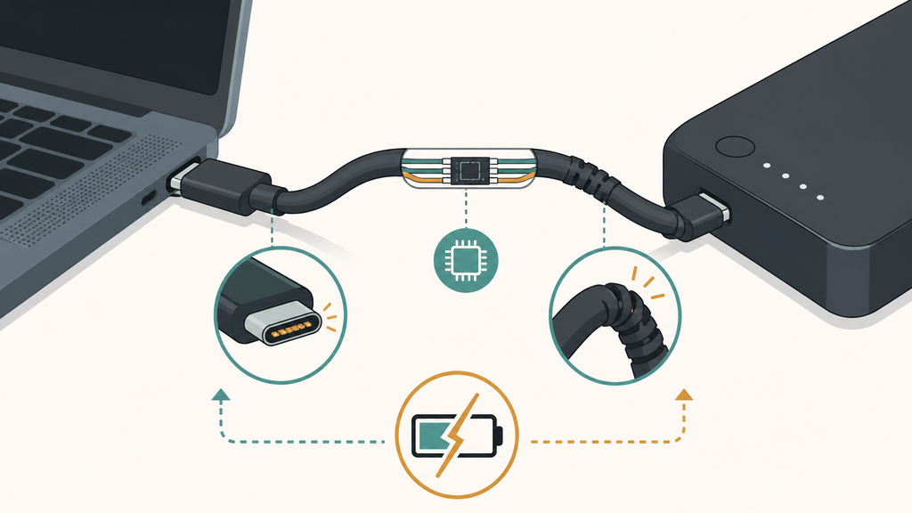 USB-C cable power rating causing laptop charging cutoff