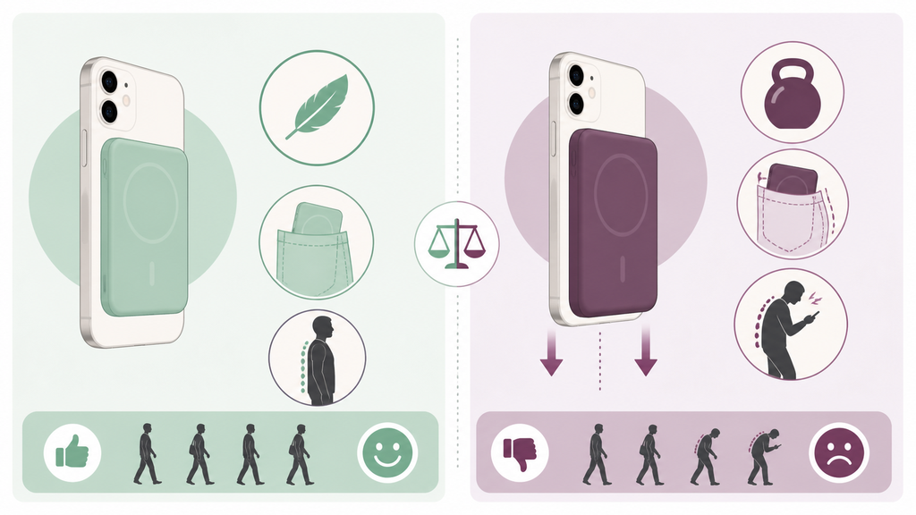 5000mAh versus 10000mAh magnetic power bank