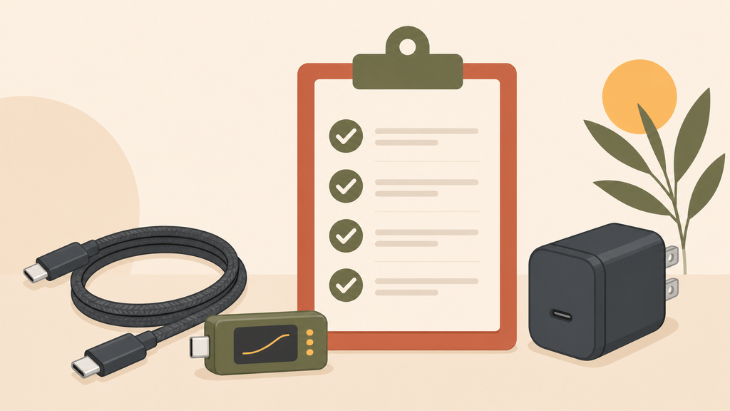 240W cable sourcing checklist