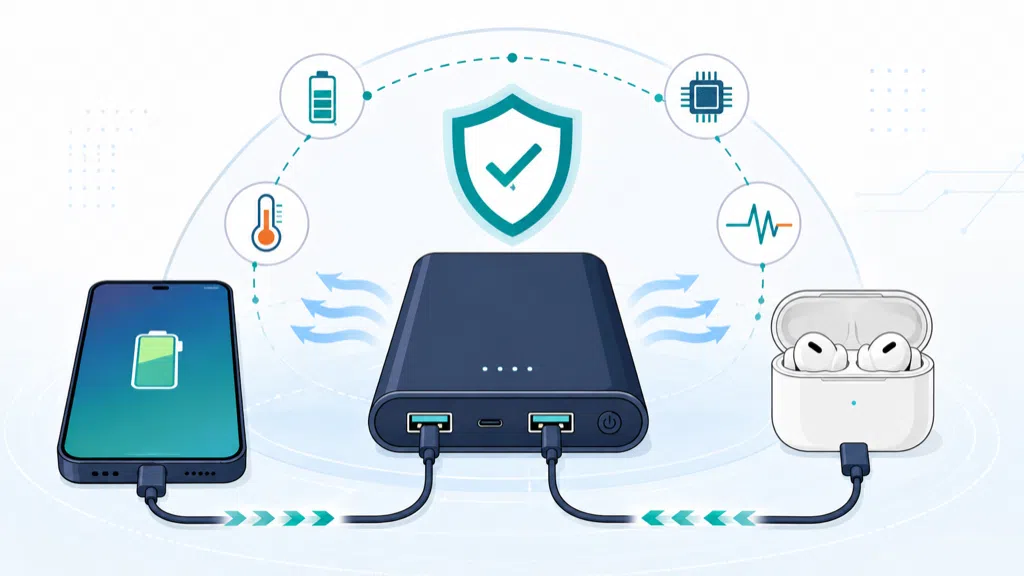 Can A Power Bank Charge Two Devices At The Same Time? Safe simultaneous power bank charging