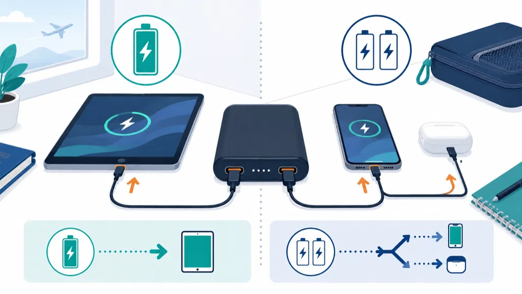 Can A Power Bank Charge Two Devices At The Same Time? How to use a two-port power bank